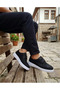 Men's Daily Comfort Sole Shoes Black Denim - 2