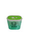 Double Hole Lockable Transparent Rectangular Pencil Sharpener (Green)