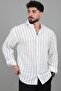 Şile Striped Oversize Long Sleeve Summer Shirt Mrs 226_40418 - 2