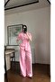 Short Sleeve Buttoned Stand Collar Design Jacket Blouse Palazzo Pants Matching Stylish Two-Piece Premium Set - 5