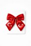 Moon and Star Themed Crepe Fabric Pendant, April 23, May 19 Holiday Celebration, 13 cm Automatic Buckle, 1 Piece - 2