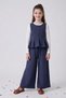 Girl's Muslin Blouse and Pants 2-Piece Set - 4