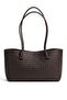 B37113 Women's Shoulder Bag Brown - 4