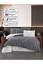 Reflection Gray Ranforce Ligt Double Duvet Cover Set - 4