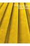 1/2 Dense Pleated Acem Tulip Yellow Velvet Textured Background Curtain | Ironing Is Not Necessary. | Best Sellers