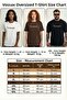 Unisex Black Crew Neck 100% Cotton Premium Quality Oversize T-Shirt (T-Shirt) - 8