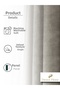 1/2 Dense Pleated Light Gray Velvet Textured Background Curtain | Ironing Is Not Necessary. | Best Sellers - 5