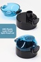 Water Bottle Tritan Wide Mouth Water Bottle Good Vibes Sports Bottle Water Bottle Bpa-Free 550 ml Blue 0100 - 5