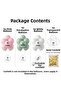 Pink Eucalyptus White Gold Confetti Balloon Set 20-Piece Transparent Balloon Party Decoration - 3