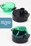 Water Bottle Tritan Wide Mouth Water Bottle We Can Do It Sports Bottle Water Bottle Bpa Free 550 ml Green 0100 - 5