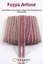 Fuchsia Arlisse Jute Straw Ribbon Decorative Edge Trim 5 Meters Packaging Decoration
