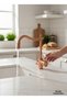 Matte Copper Kitchen Faucet Suitable for Purification Devices Retro Vintage Purified Sink Fixture Bronze