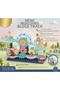 DIY Ferris Wheel and Train Track Educational Building Toy Set with Amusement Park Themed Ferris Wheel and Penguin Figures - 2