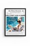 Black Wooden Framed Retro Painting - Vintage Style |   Huhu2728 - Single Table Black Frame - 2