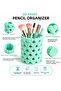 Heart Figured 3D Printing Desk Organizer Pen Holder Makeup Brush Holder Decorative Desk Stand - 3