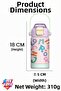 360 ml Children's Thermos Single Lid Dual Use Stainless Steel Thermos with Straw and Comfortable Drinking Handle 1104-3 - 4