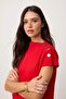Kırmızı Regular/Normal Kalıp Dik Yaka Aksesuar Detaylı Crop Soft Touch Örme Bluz TWOSS26BZ00021 - 2