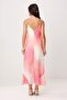 Pembe Degrade A Kesim Maxi  Dokuma Elbise TWOSS23EL02416 - 4