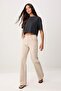Taş Yüksek Bel Wide Leg Jeans TWOAW26JE00084