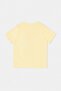 Yellow Printed Relaxed Fit Knitted Oversized T-Shirt Tbbss26Bf00056 - 6