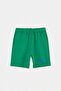 Ecru 100% Cotton Crew Neck Boys' Bottom - Top Set Tkdss26Au00119 - 6