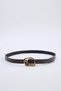 Brown-Ecru 2-Piece Women's Belt Takss26Ke00034 - 6