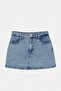 Limited Edition Mavi Trok Detaylı Denim Şort Etek TWOSS26SR00060 - 6