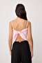 Trendyol Studio Pembe Dokuma Bluz TWOSS26BZ00572 - 7