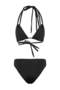 Black Tunnel Triangle Covered Brazilian Low Waist Bikini Set Tbess22Bt0036 - 5