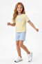 Yellow Slogan Knitted Bottom - Top Set Tkdss25Au00146