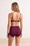 Mürdüm Bralette Kaplı Tünelli Şortlu Yüksek Bel Bikini Takımı TBESS25BT00088 - 3