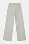 Beyaz Kemer Detaylı Normal Bel Az Esnek Wide Leg Jeans TWOSS26JE00277 - 7