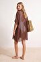 Brown Woven Tassel Midi Beach Kimono&Kaftan Tbess24Km00057 - 4