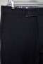 Lacivert Dar Kalıp/Slim Fit Boru Paça Yüksek Bel Yazlık Erkek Dokuma Pantolon TMNSS26PL00022 - 5