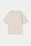 Beige Oversize/Wide Cut Printed 100% Cotton T-Shirt Tmnss26Ts00053 - 6