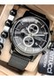 Wiremesh Steel Cord Men's Wrist Watch+ Bracelet to Give Your Black Clothes a Touch of Elegance - 5
