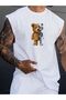 Robokit Printed Unisex Sleeveless T-Shirt