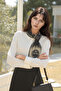 Cosmic Universe Themed Galaxy Patterned Stylish Women's Tie Scarf - 2