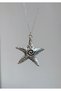 Spiral Starfish Steel Necklace – Bohemian Coastal Style Star Necklace with Steel Chain (55+5 cm) - 3