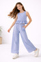 Girl's Denim Fabric 2-Piece Set (Ages 9-15) - 6
