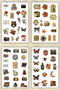 Vintage Sticker Book12 Pages Bullet Journal, Scrapbook Vintage Sticker Book - 5