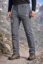 Sinwear Men's Gray Winter Waterproof Windproof Outdoor Softshell Pants with Fleece Inside - 4