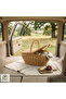 Derne Handmade Rattan Picnic Basket – Natural Wicker Basket, Decorative Storage Basket - 4