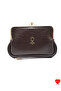 Velora Multi-Compartment Bitter Brown Soft Leather Clip-On Scholarship Women's Wallet