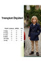 Boy's Cotton Lined Water Repellent Navy Blue Raincoat Trench Coat - 2
