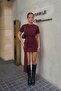 4002 Knotted Short Sleeve Dress - 3
