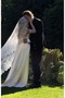 Lez Lace Long Vintage Veil with Comb 2 Meters Lace Veil - 3