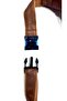 Genuine Leather Handmade Diamond Patterned Large Unisex Waist and Chest Freebag Bag - 8