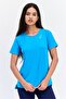 Women Dri Fit Short Sleeve Running T-Shirt, Turquoise