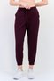 Women Sportswear Fit Brand Logo Training Track Pants, Maroon